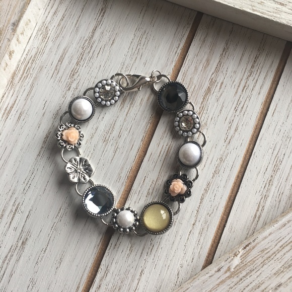 Handmade Jewelry - Silver Crystal Bracelet